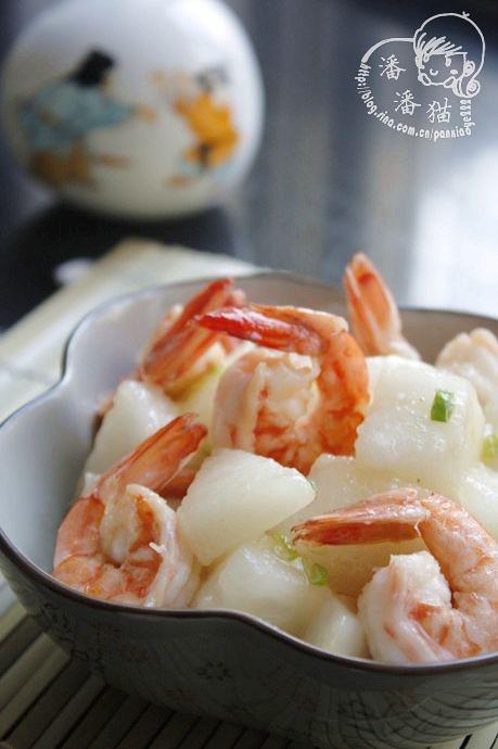 冬瓜虾球的做法