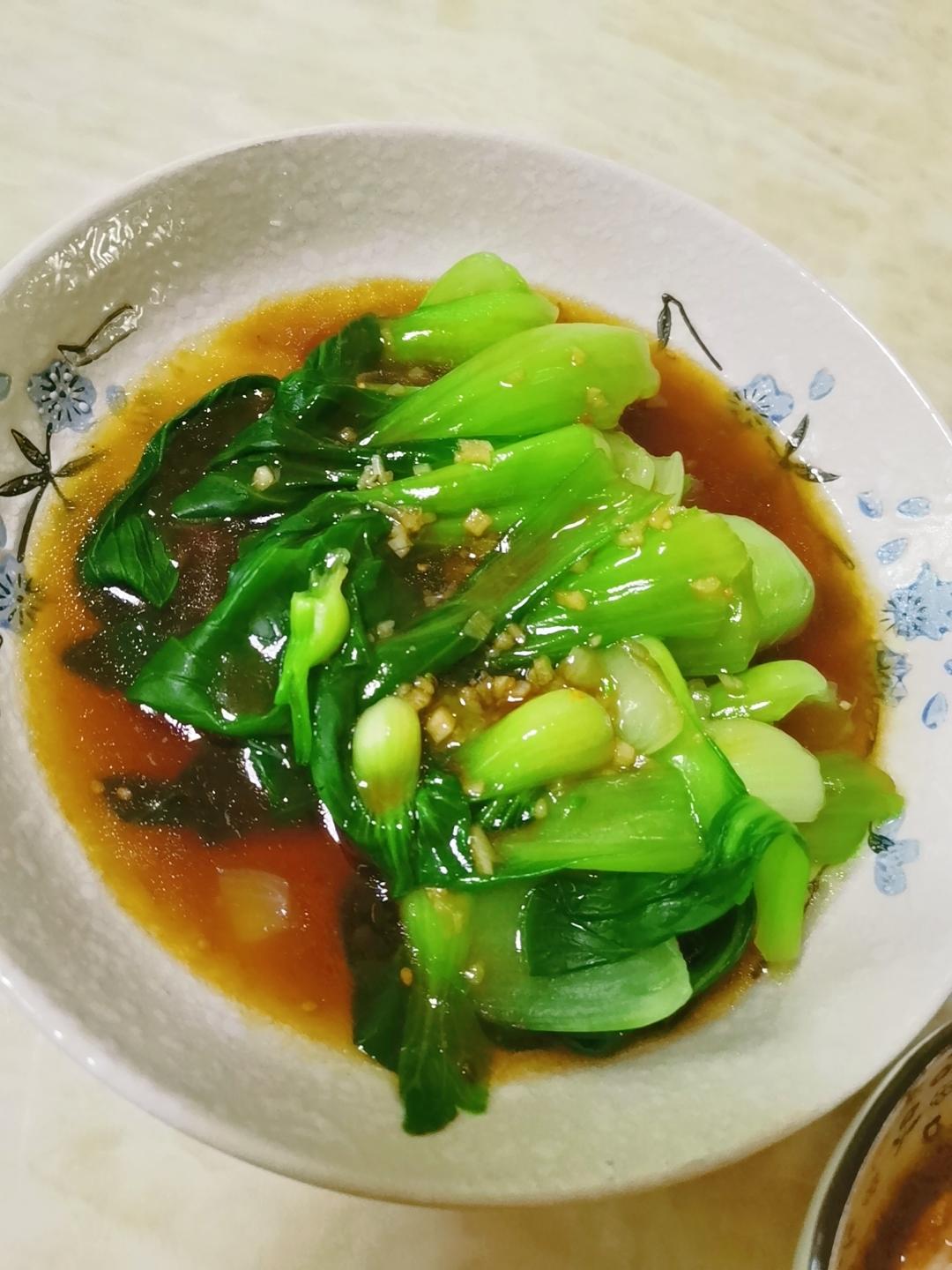 🔥比肉好吃的蒜蓉蚝油菜心！好吃不胖系列