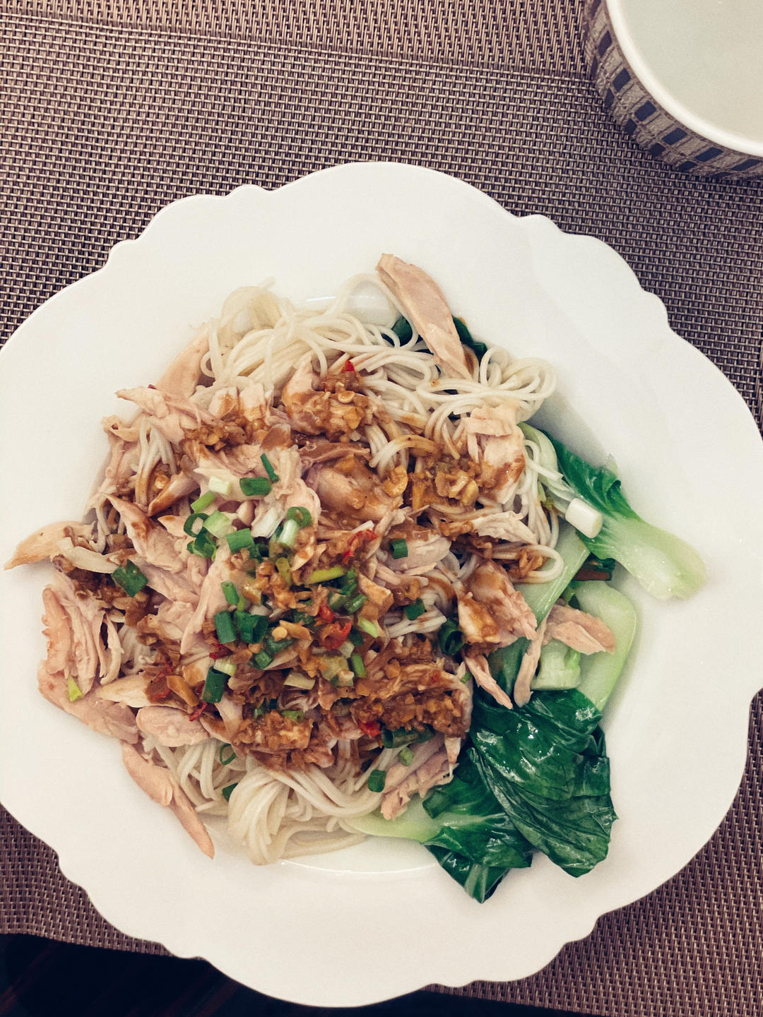 麻酱鸡丝凉面