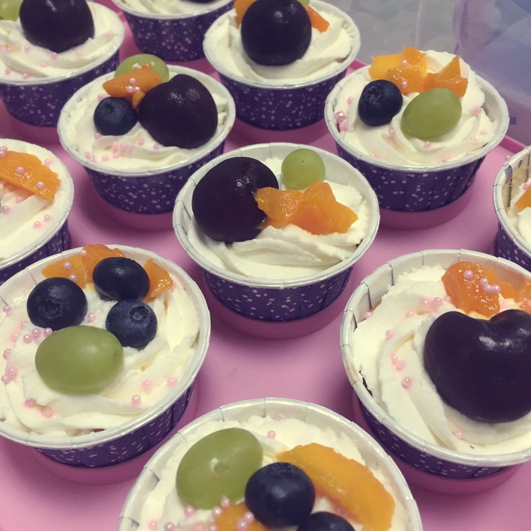 软绵绵戚风纸杯蛋糕