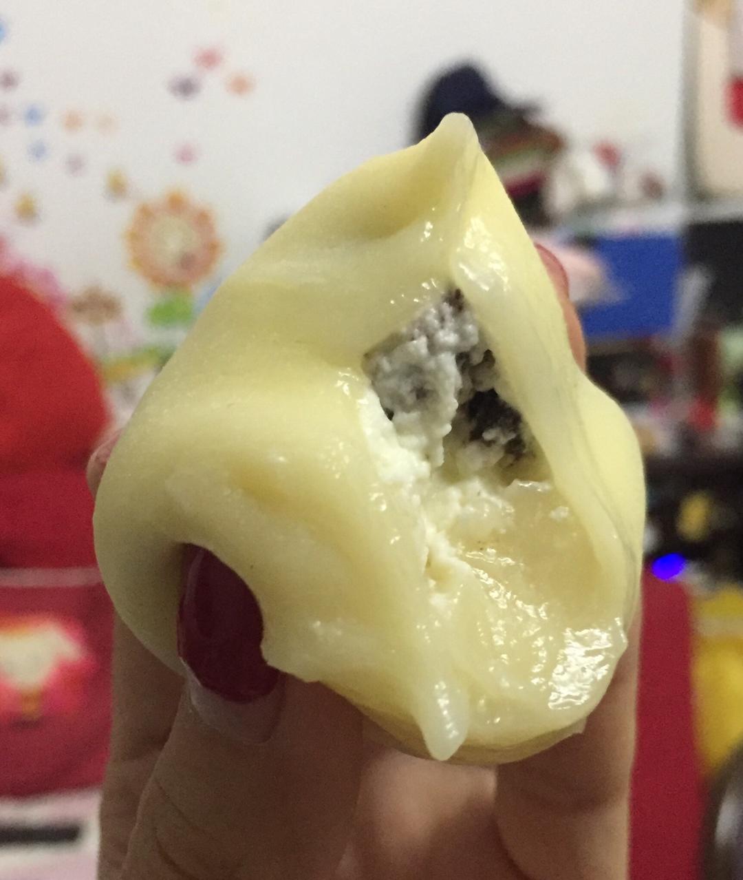 腹黑白胖子——奥利奥雪媚娘