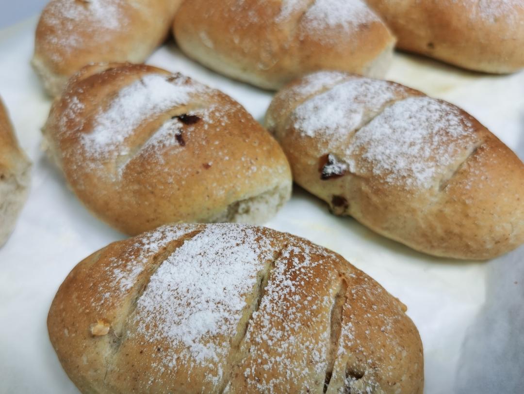 核桃蔓越莓软欧包