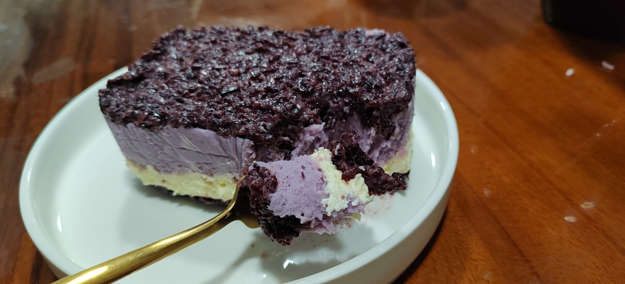 紫米芋泥奶酪砖(热奶宝)
