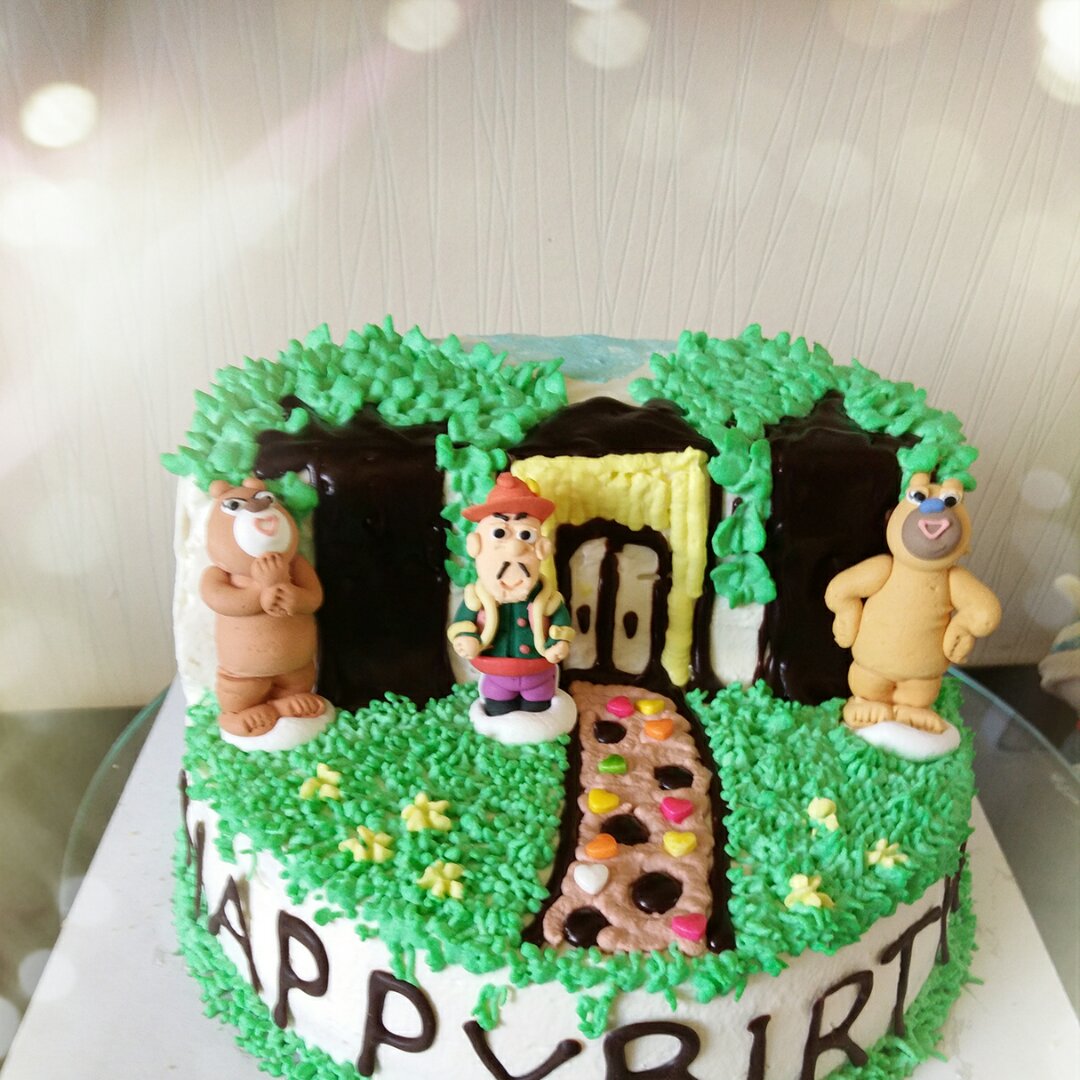 熊出没生日蛋糕