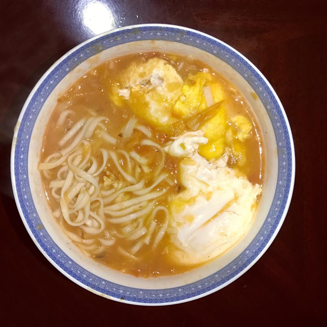 超级入味好吃的番茄鸡蛋面