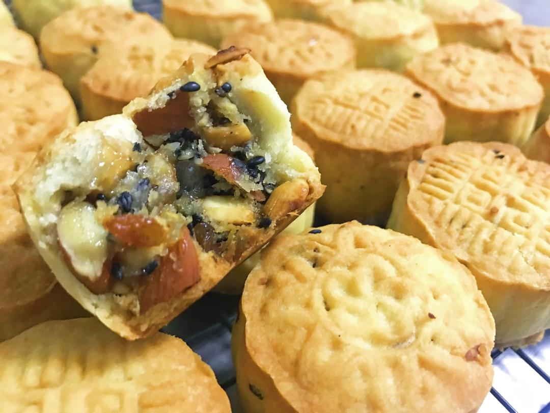 老式月饼（类似桃酥口味）