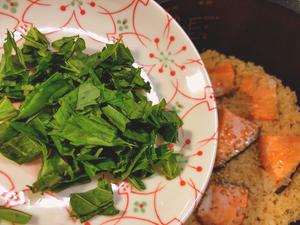 给家人最营养健康的每一餐-日式鲑鱼焖饭的做法 步骤14