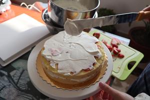 双层草莓奶油蛋糕的做法 步骤11