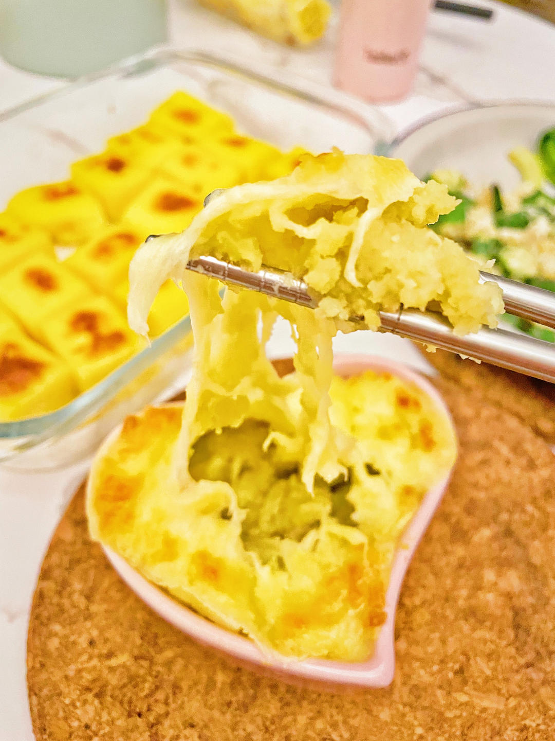 奶香芝士焗红薯