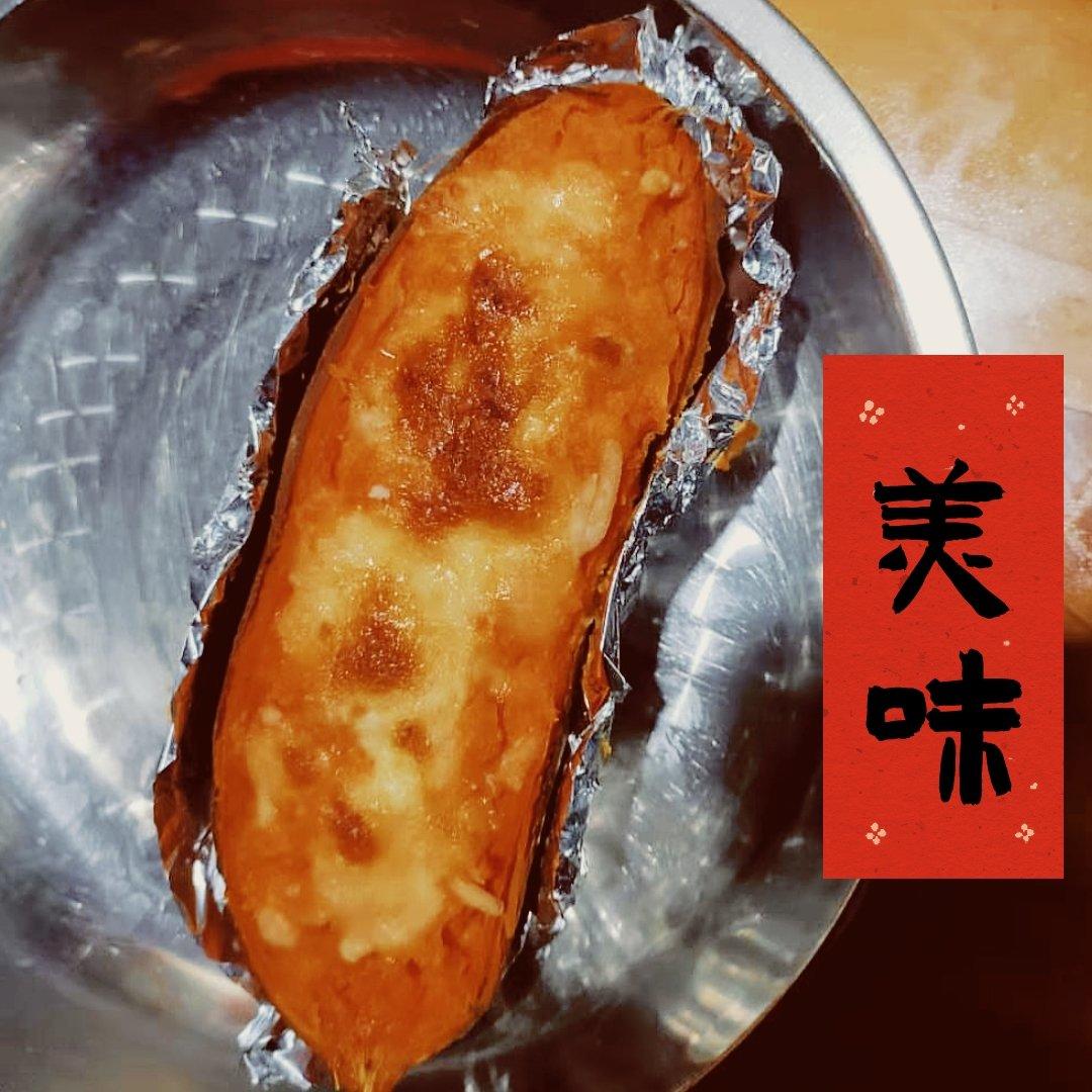 奶香芝士焗红薯