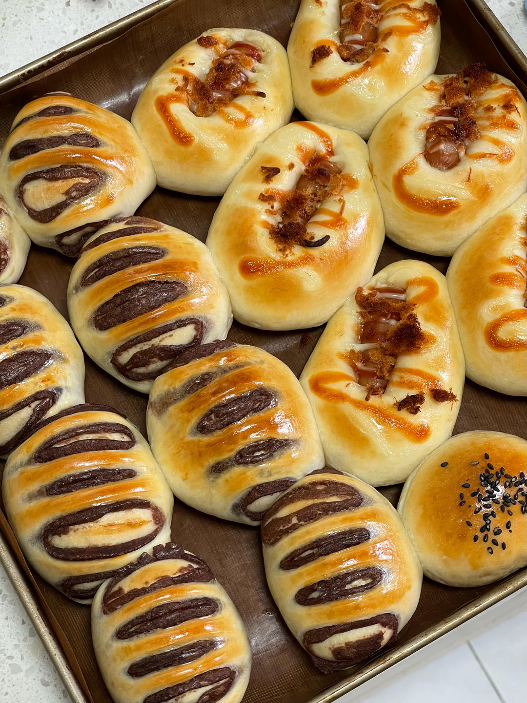 一次性发酵柔软吐司