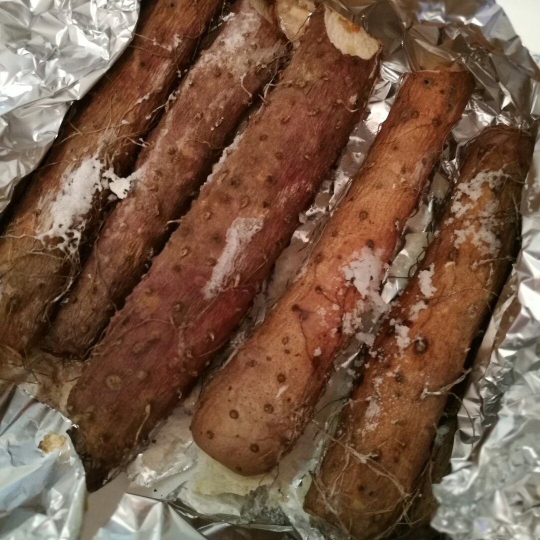 bbtddt做的烤山药山药的朴素吃法