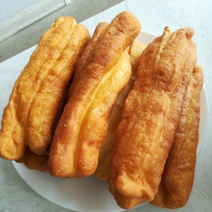 自制无泡打粉油条