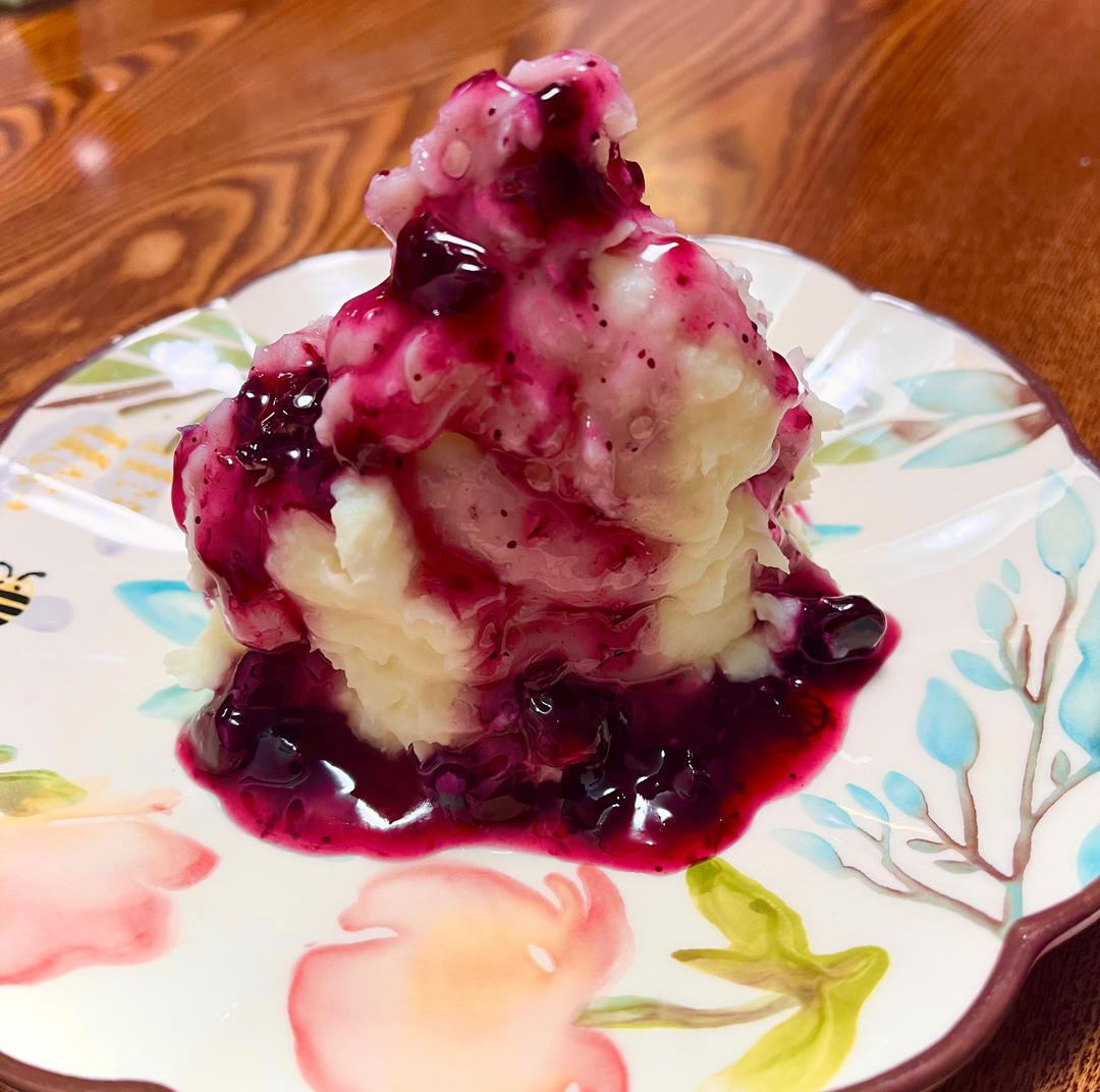 【蓝莓山药图片】春雨燕来_下厨房