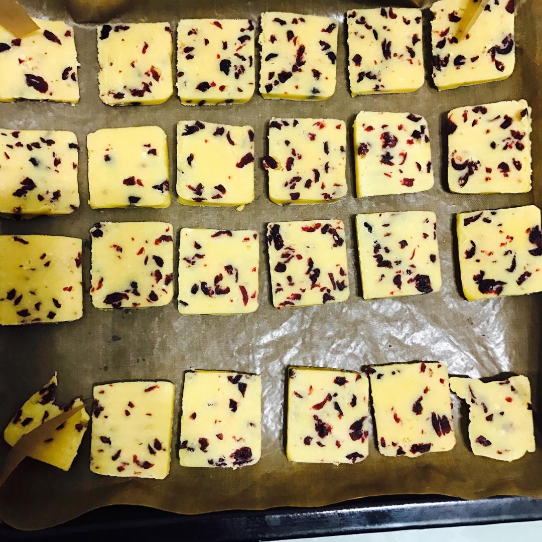 低糖少油版蔓越莓饼干