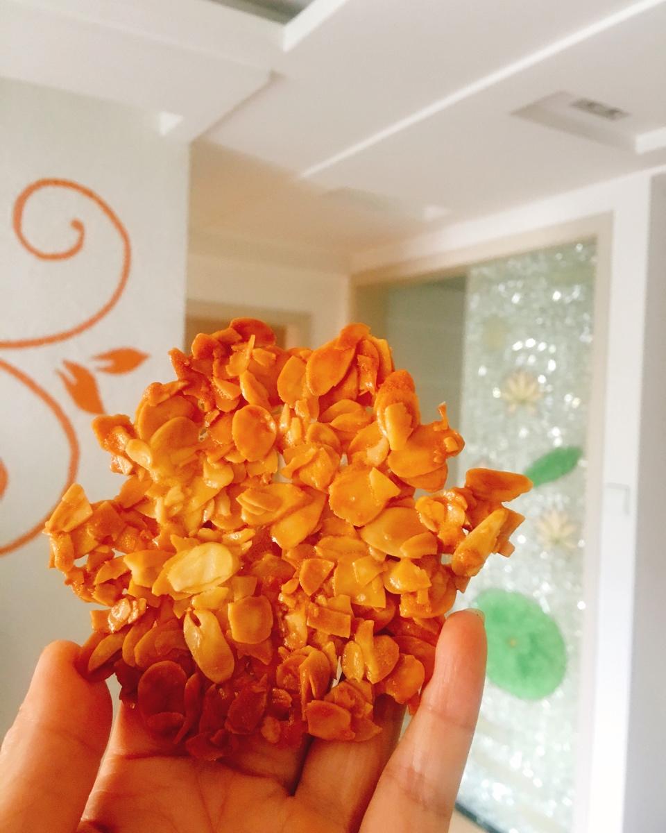 🔥酥脆香甜！无需打发就可以完成的焦糖脆杏仁饼干