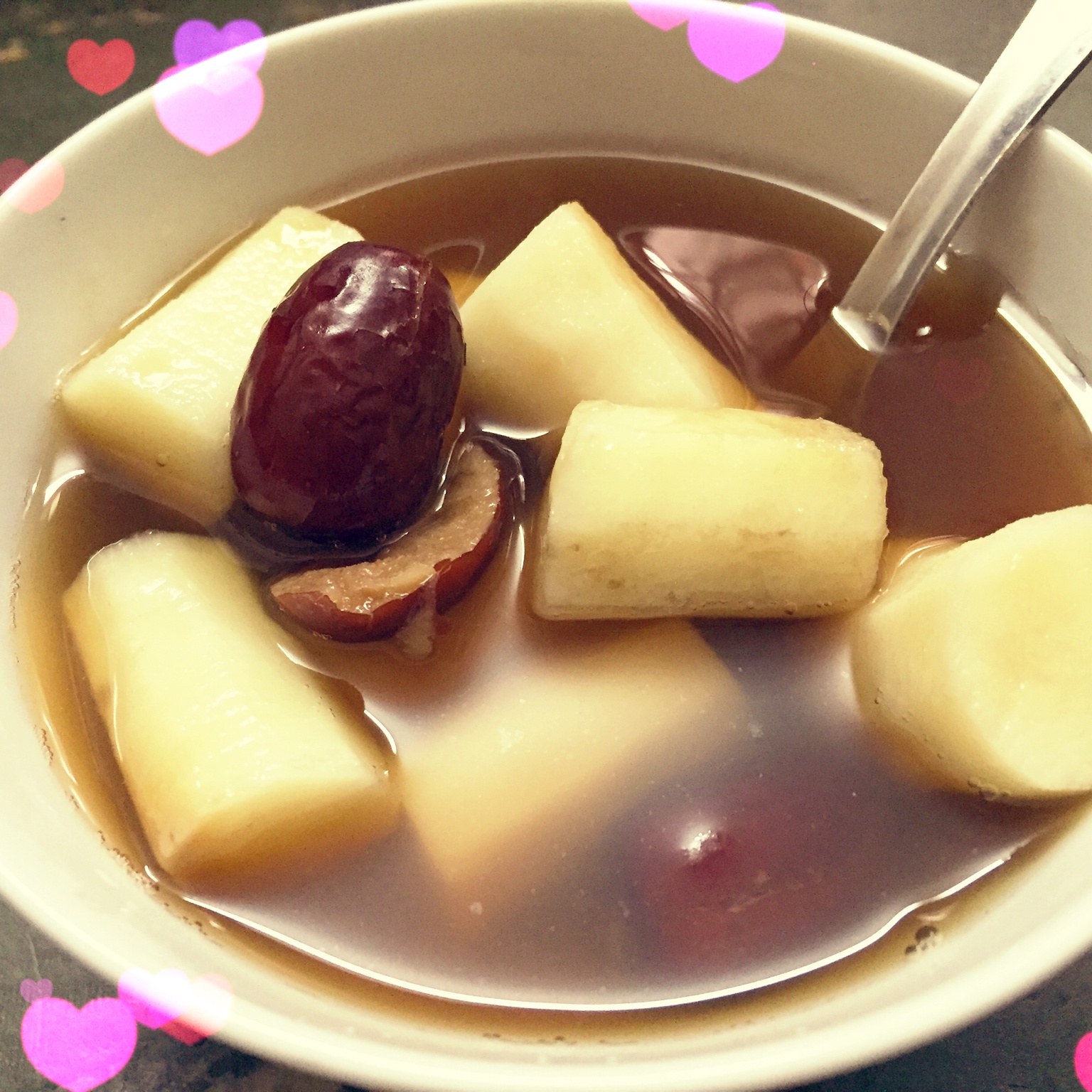 华_姐姐做的山药红枣糖水