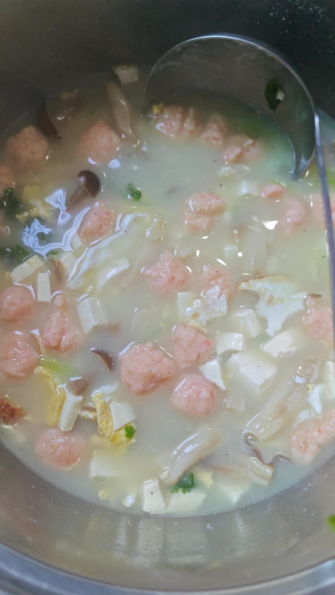 三鲜豆腐刷脂汤