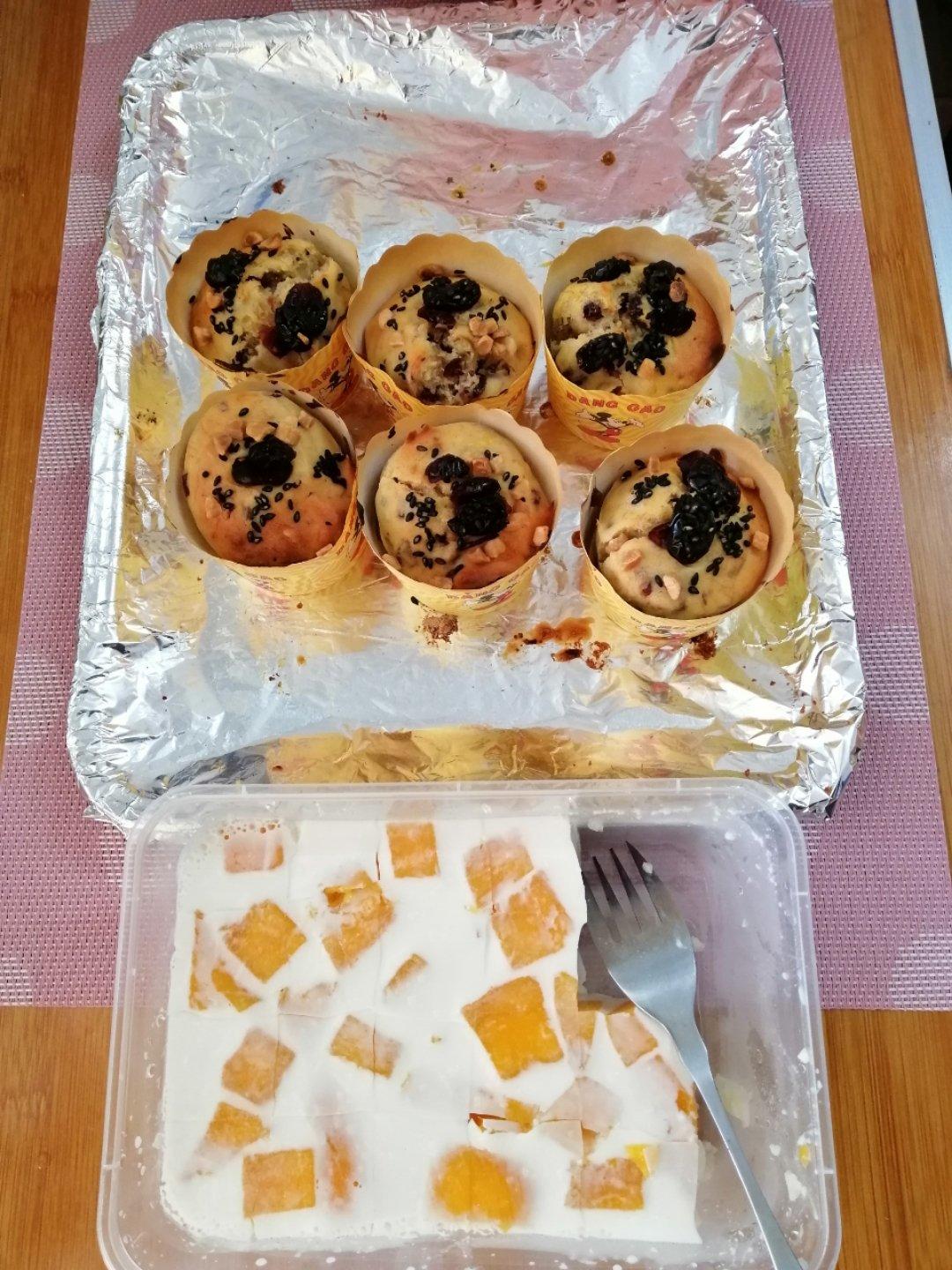 少女心的香蕉蔓越莓玛芬