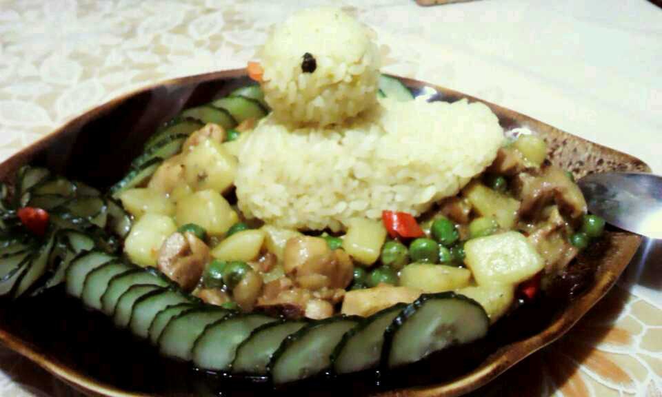 b.duck大黄鸭洗澡黄金咖喱饭