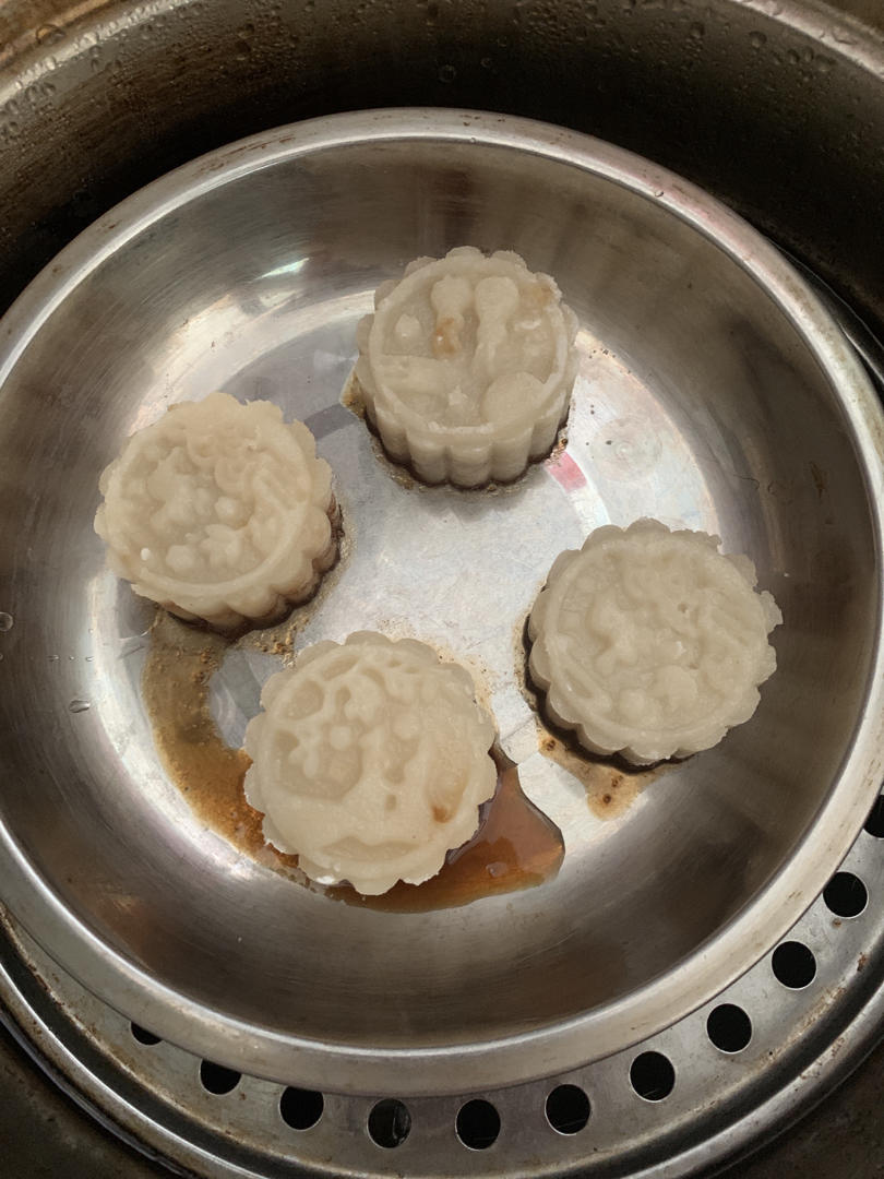 松软香甜的松糕