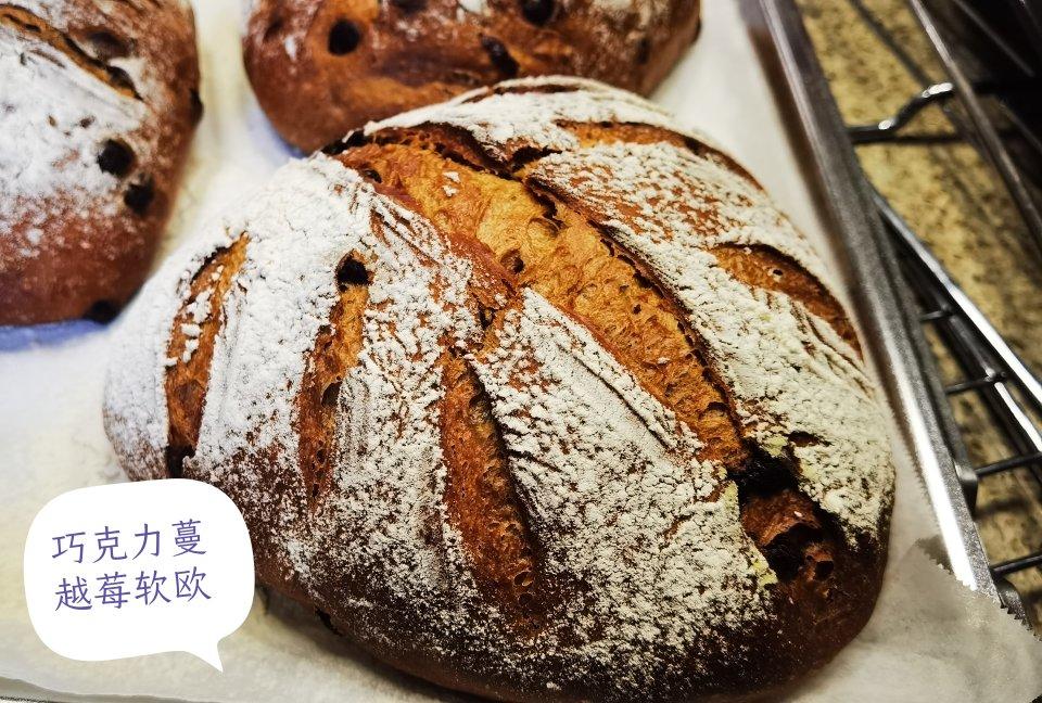 巧克力蔓越莓软欧