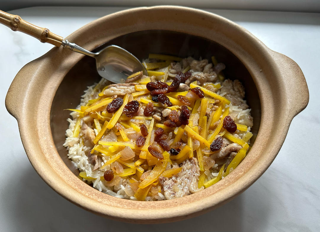 五花肉手抓饭