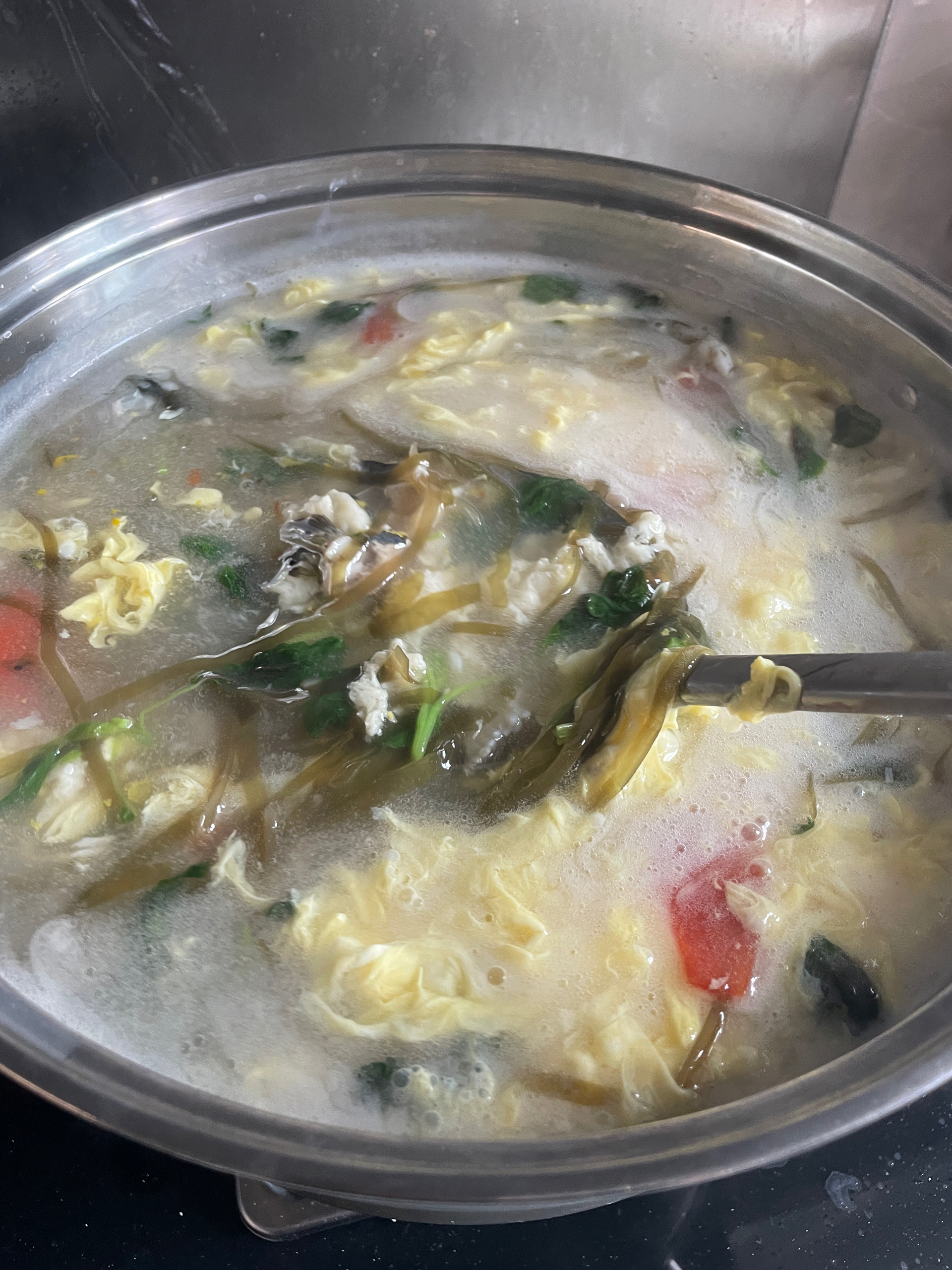 徐州昂刺鱼面筋汤的做法