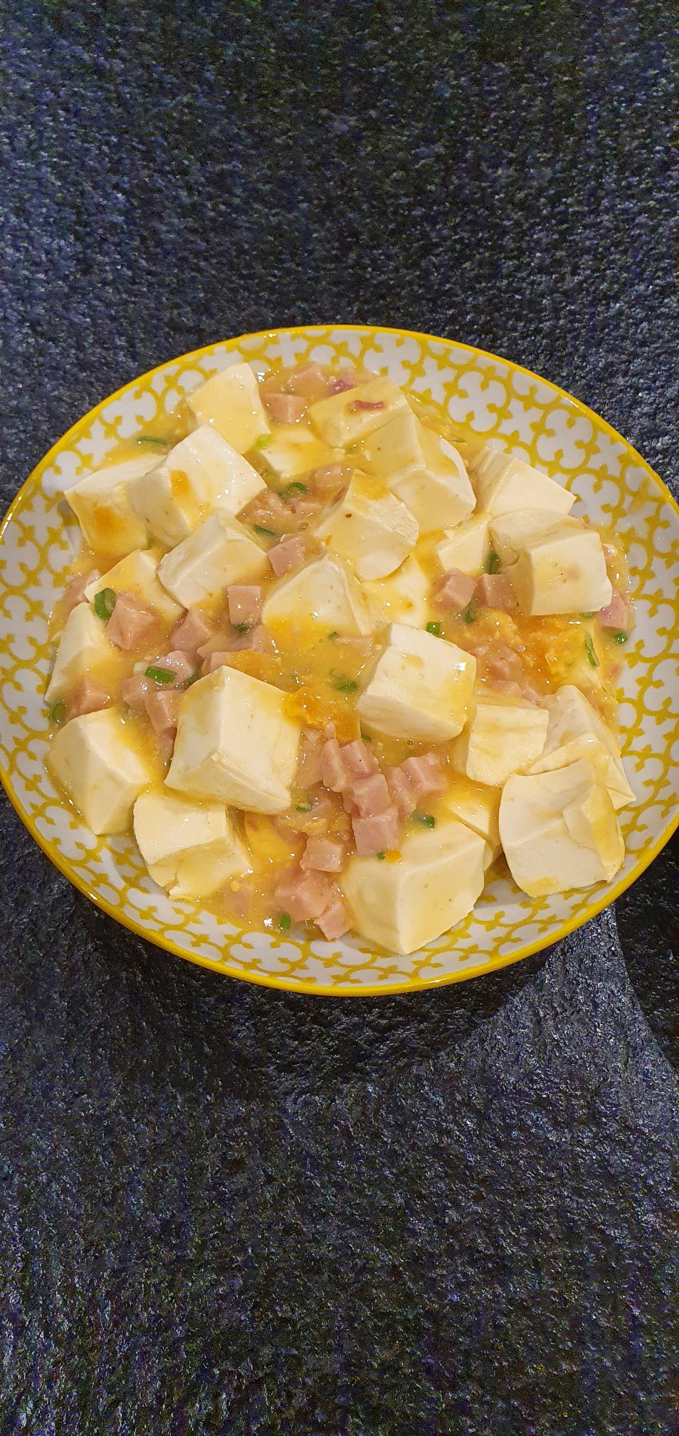 超美味的咸蛋黄豆腐煲