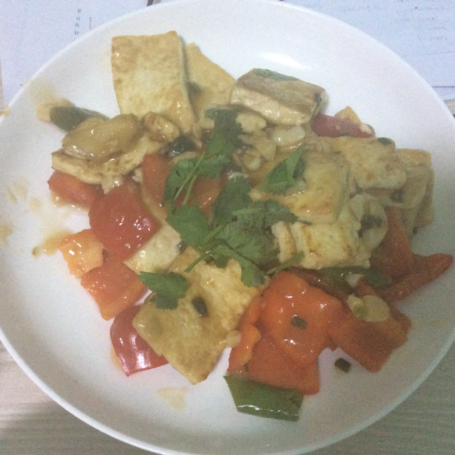 家常豆腐(彩椒版)