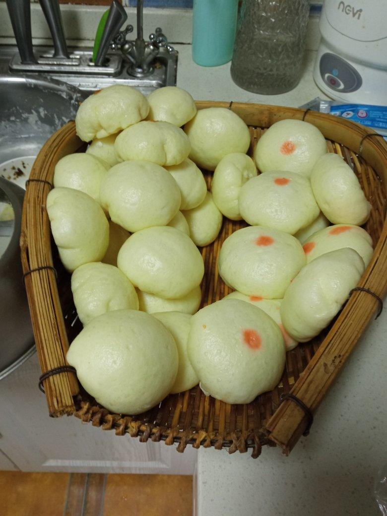 奶黄馅儿和奶黄包