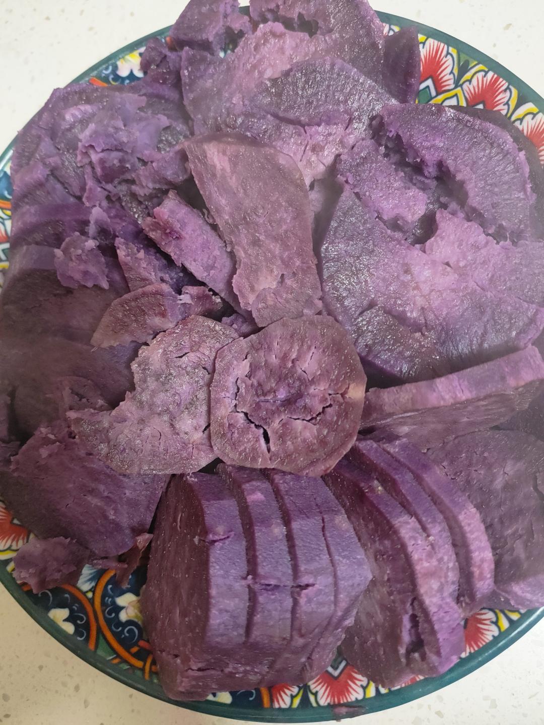 山药紫薯饼—快手早餐