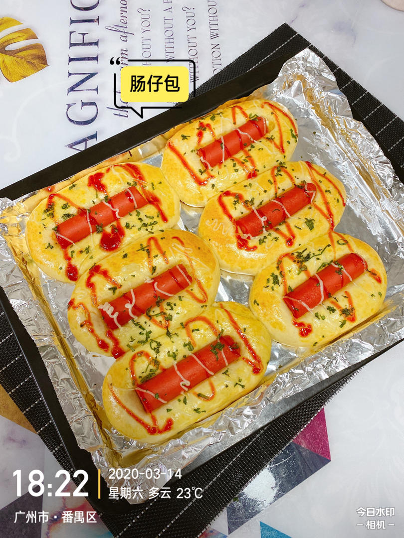 零失败香软肠仔包～跟面包店的味道没差哦