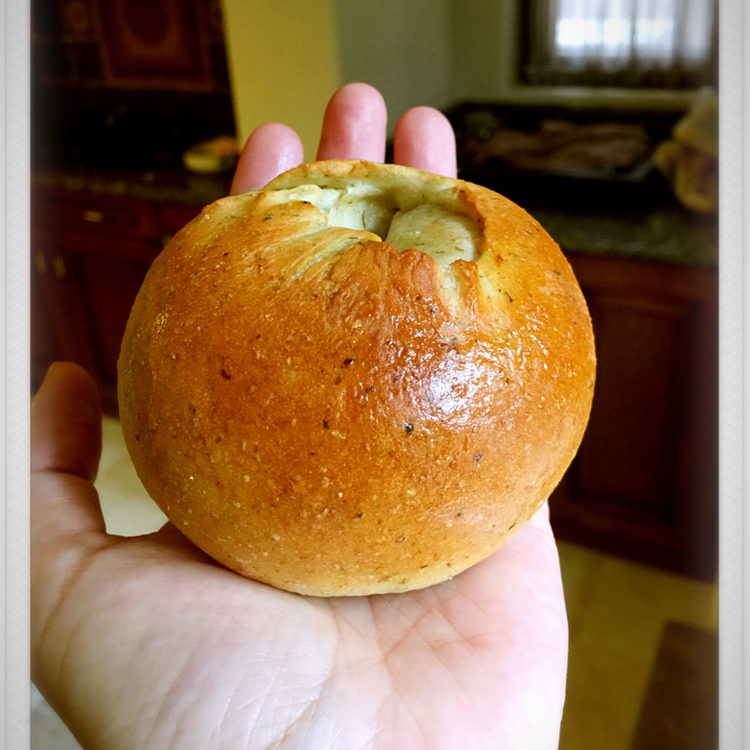 海苔芝士贝果