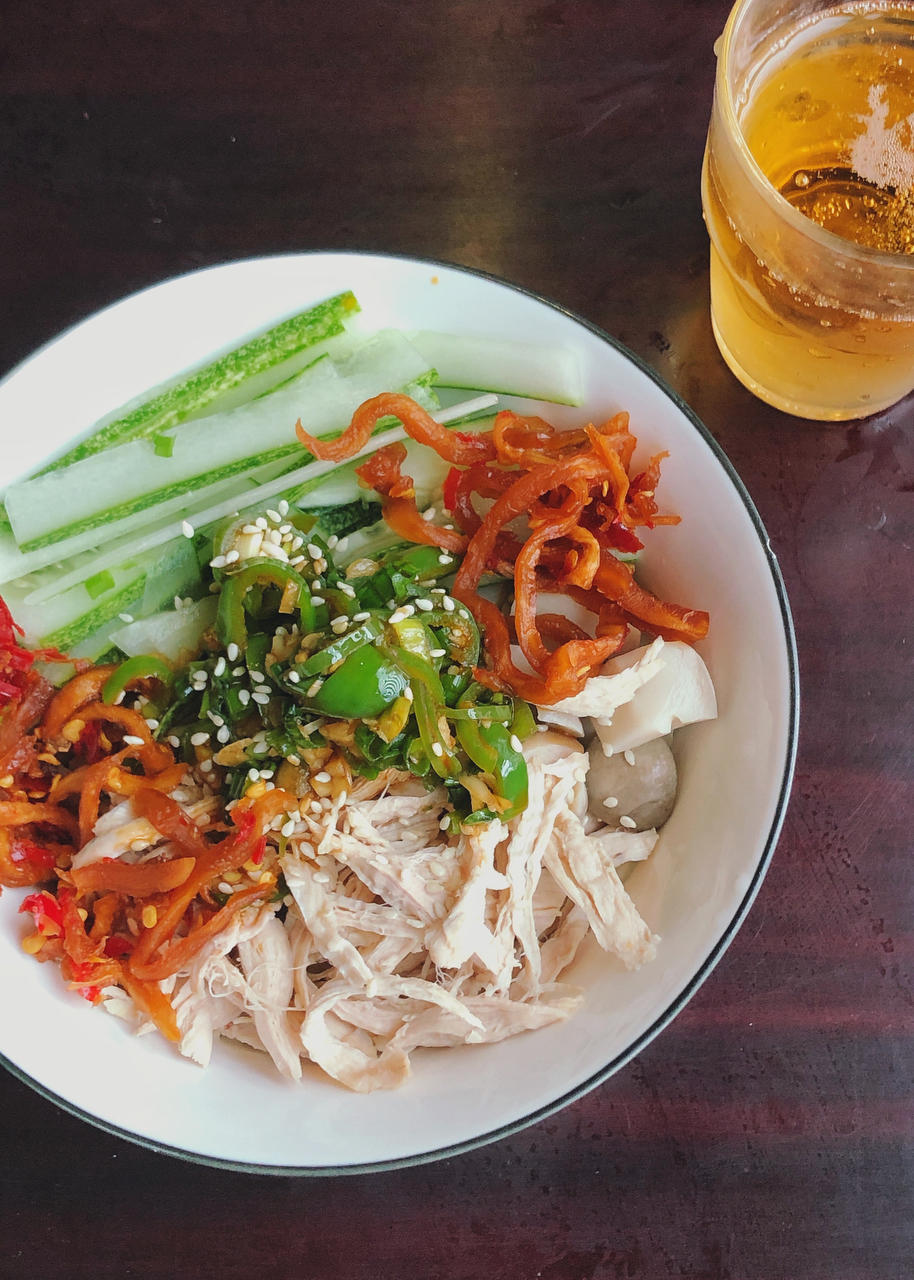🥒鸡丝凉面