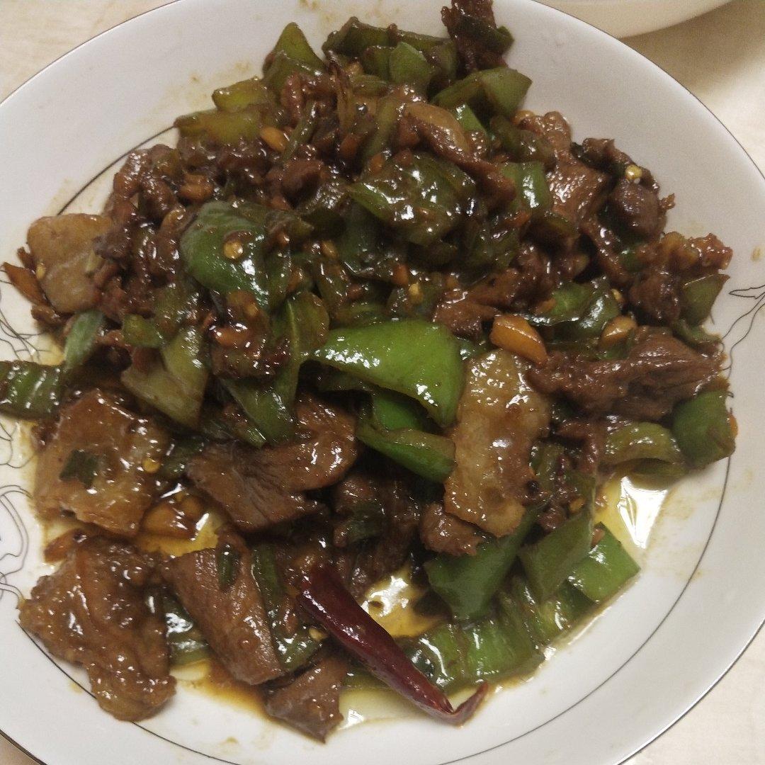 青椒炒肉丝