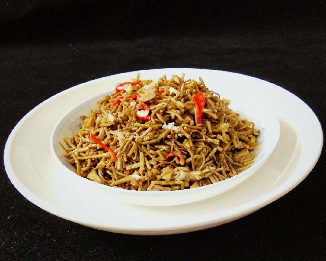 炒野生菱角菜（家常菜）