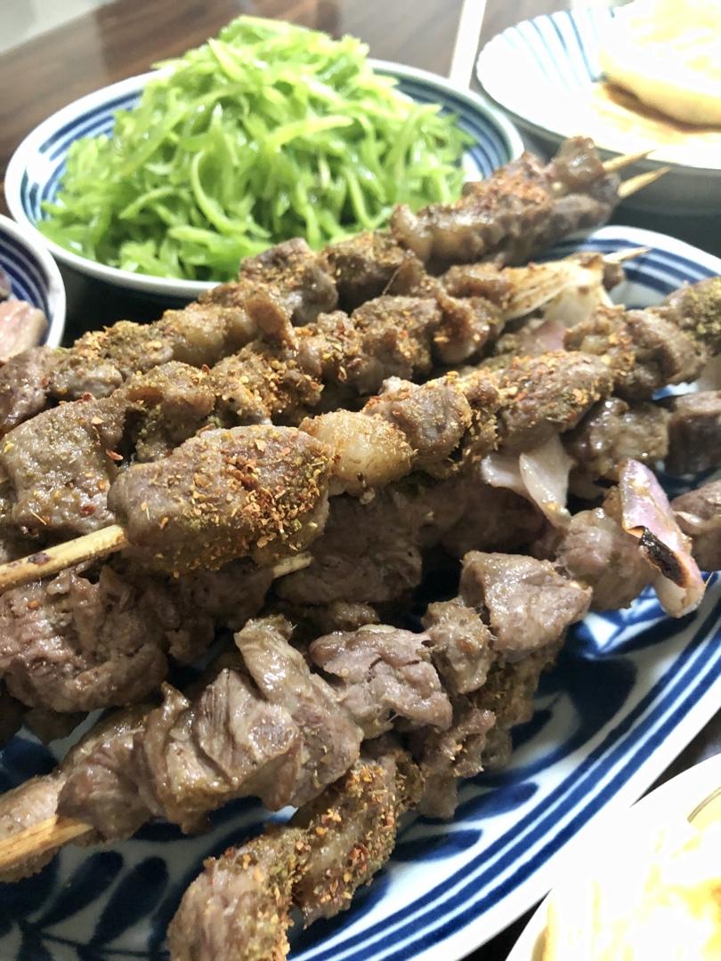 烤箱版羊肉串