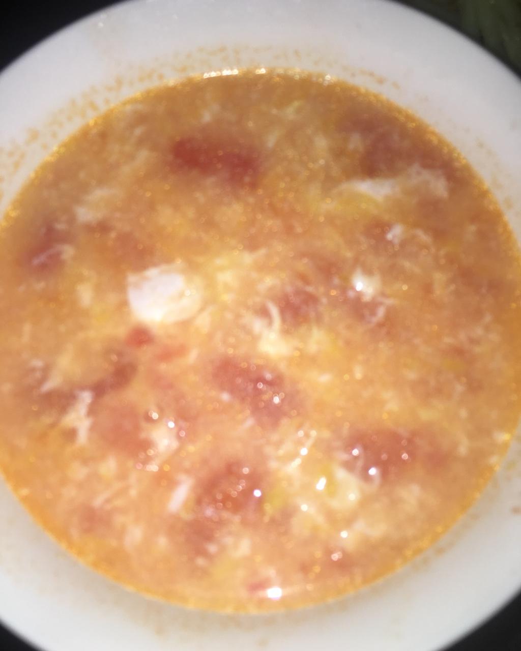 好喝到爆的西红柿鸡蛋汤