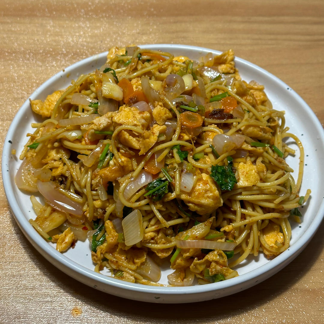 🍜最简单最好吃的家常炒面