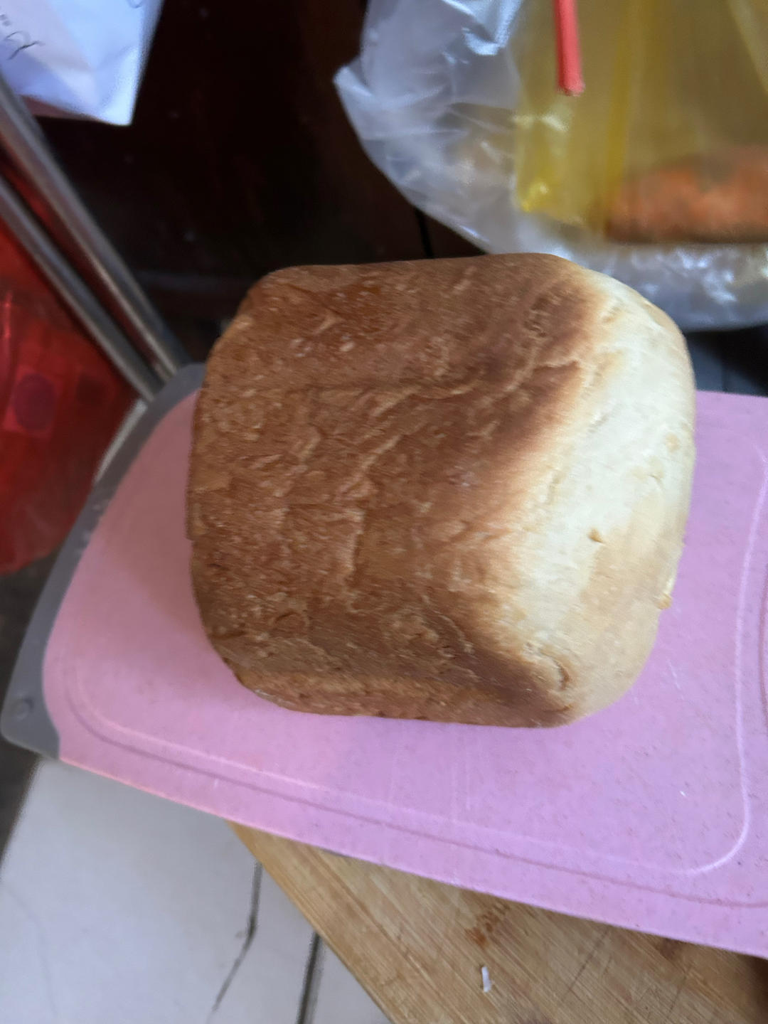 美的面包机做的拉丝面包