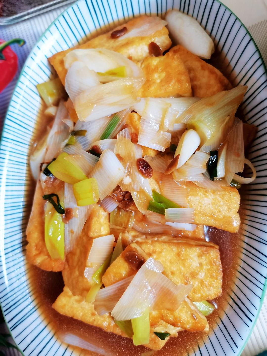 大葱烧豆腐