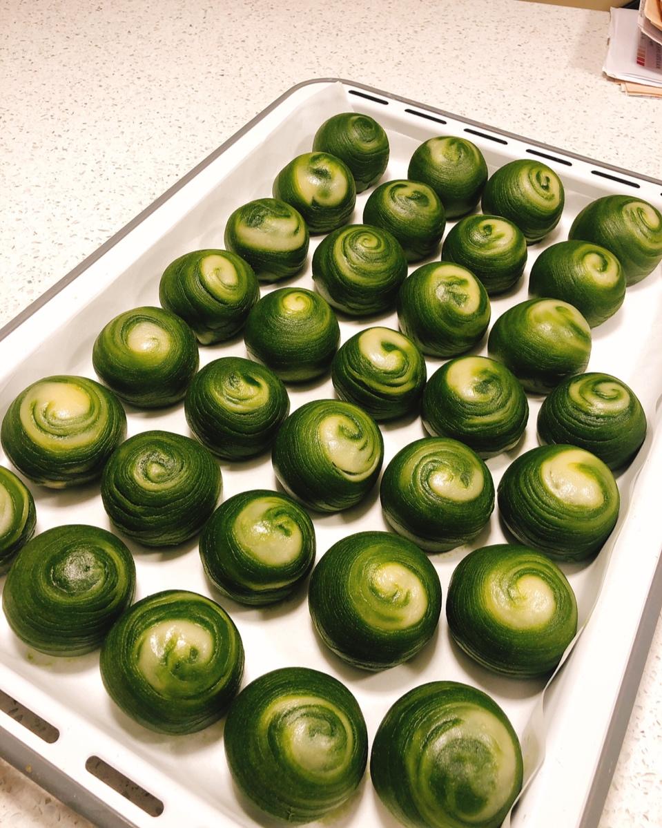 彩色蛋黄酥 螺旋酥 彩酥