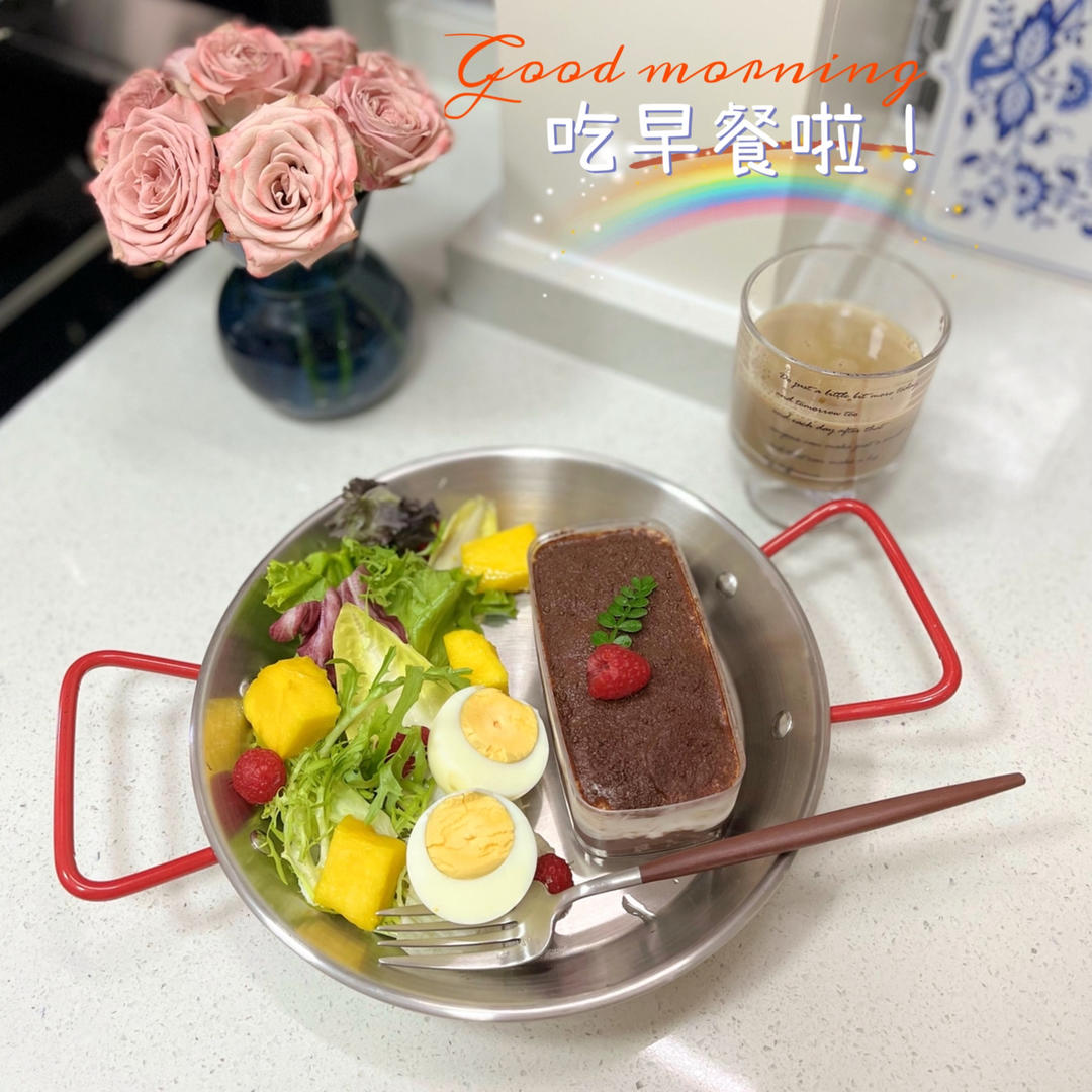 低脂低卡！免烤箱！！燕麦提拉米苏
