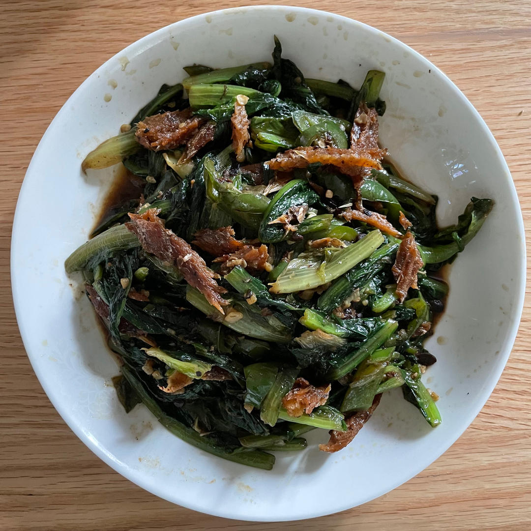 豆豉鲮鱼油麦菜
