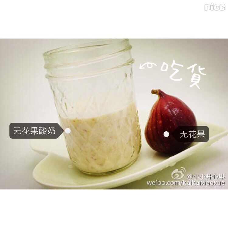 无花果酸奶昔