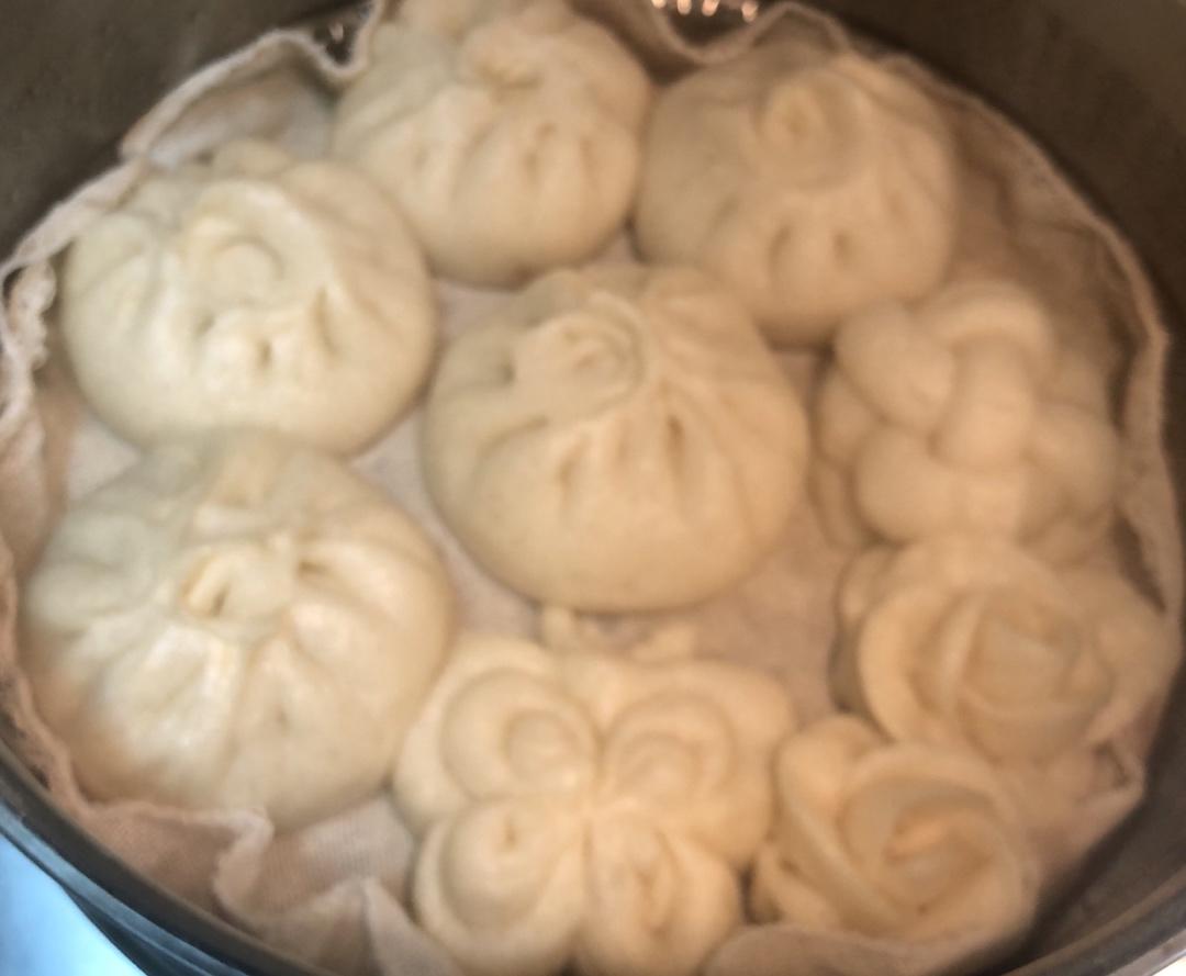 大葱肉馅包子