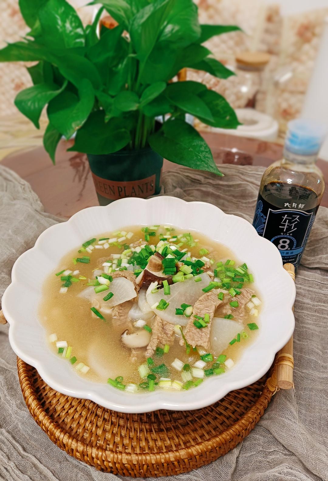 鲜美牛肉萝卜汤的做法