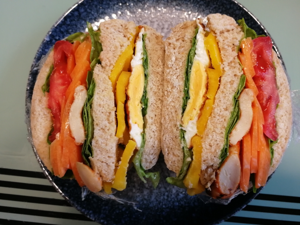 彩虹三明治🥪的做法