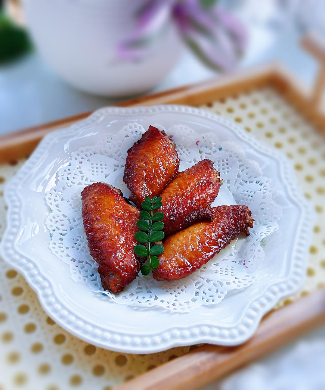 懒人最爱～蒜香烤翅